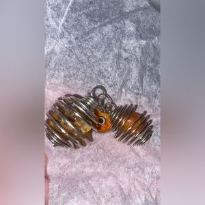 Amber charms cluster